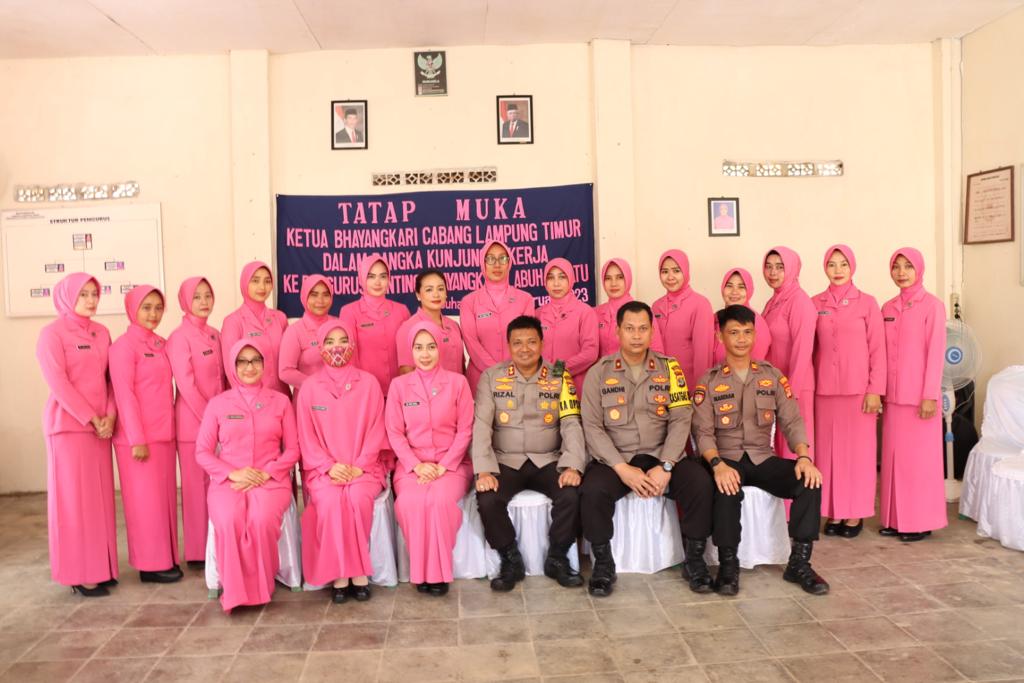 Kunjungan Kerja Kapolres Lamtim ke tiga  Polsek Labuhan Ratu, Polsek Way Jepara dan Polsek Bandar Sribhawono