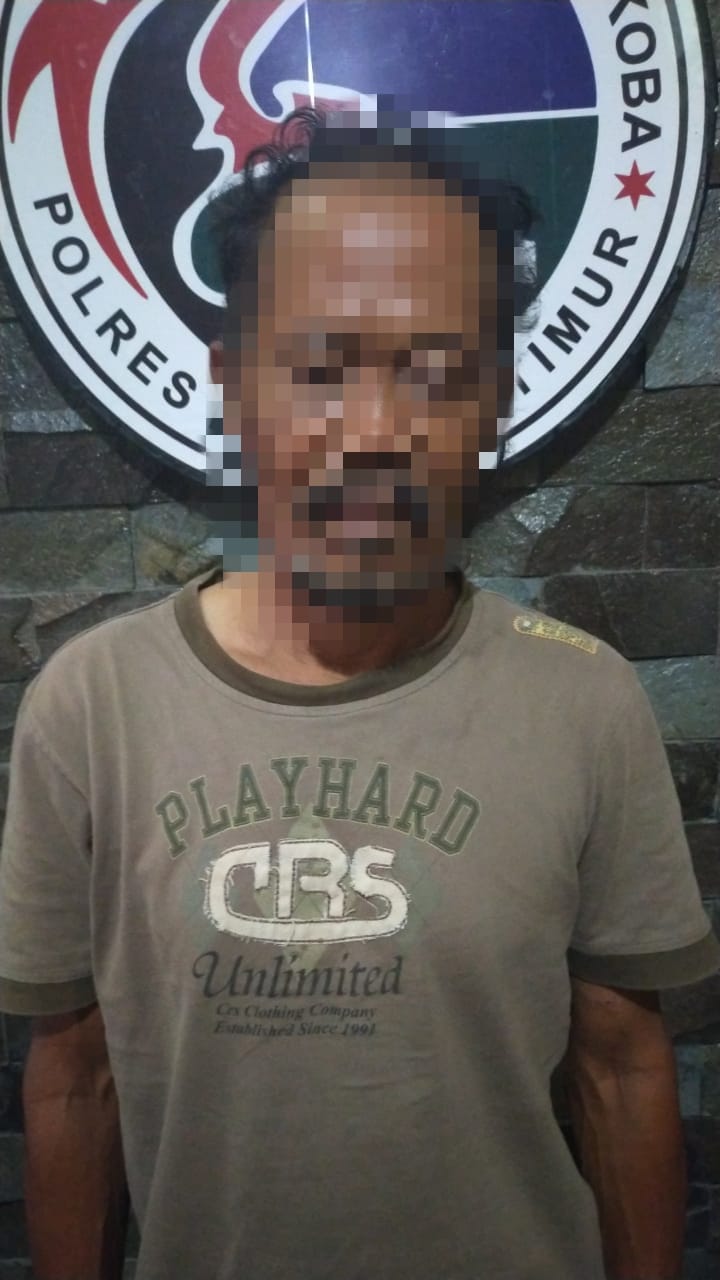 Kedapatan Gunakan Sabu-sabu, Seorang Laki-Laki Paruh Baya Diamankan Polres Lampung Timur