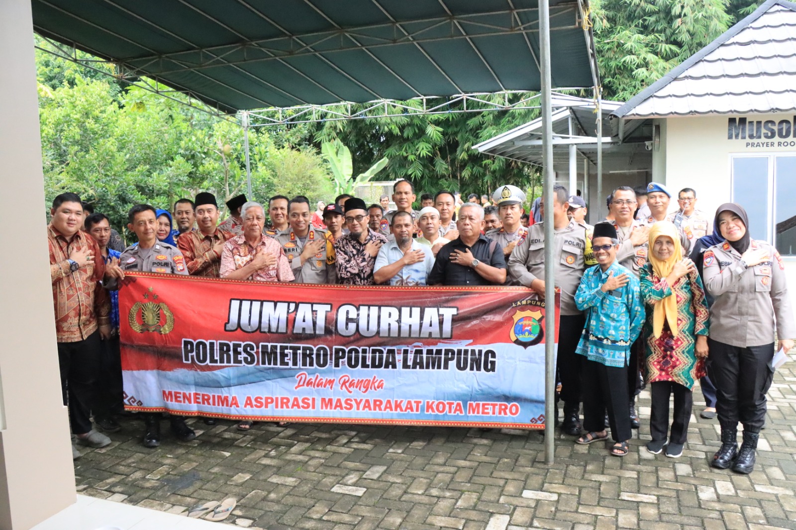 Jum’at Curhat Kapolres Metro Bersama Ketua PN Metro: Ruang Dalam Menyampaikan Keluh Kesah Masyarakat