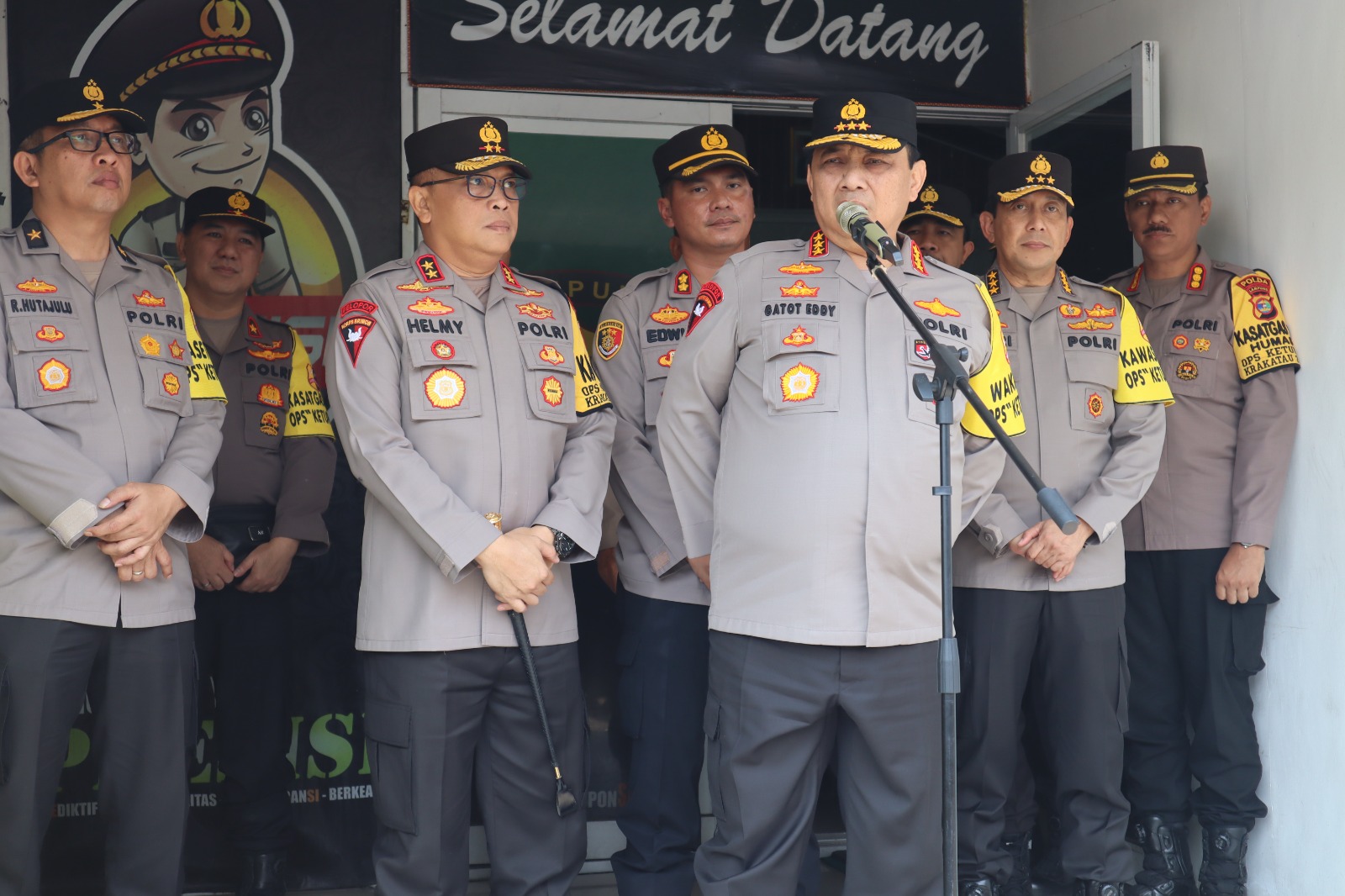 Wakapolri Meninjau Arus Mudik Lebaran di Pelabuhan Bakauheni