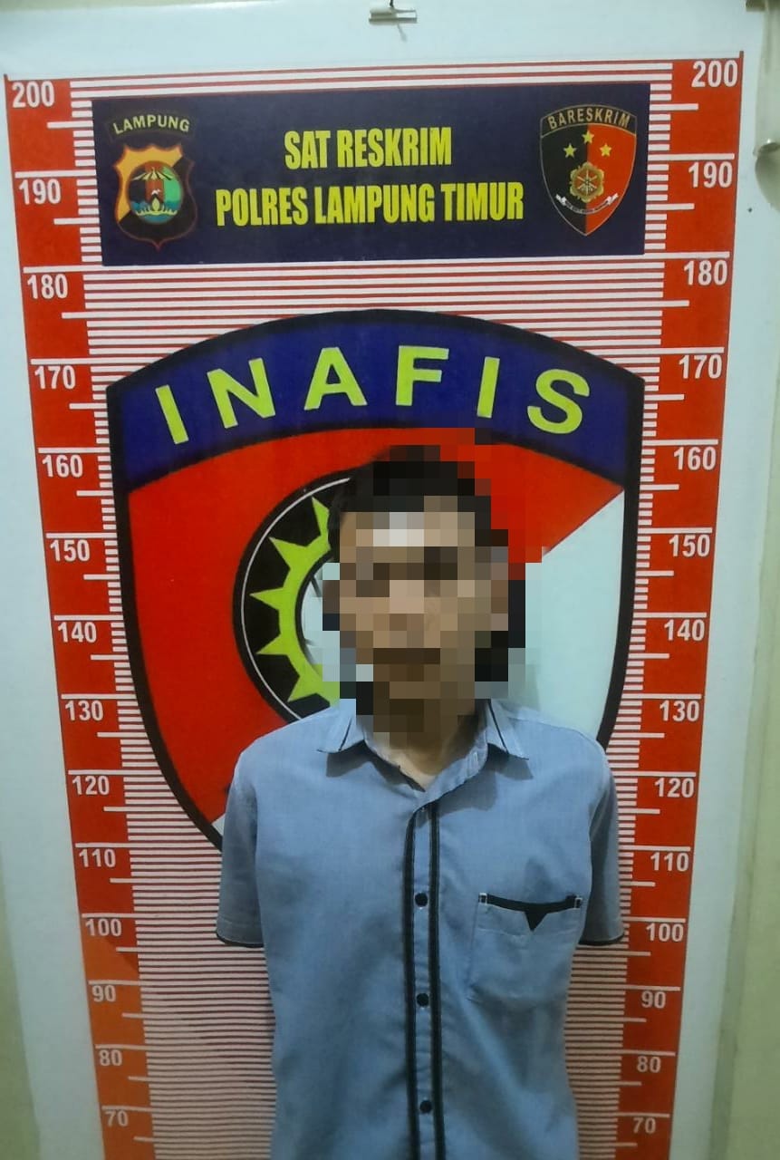 Curi Sepeda Motor Dan Handphone, Seorang Pemuda Ditangkap Polres Lampung Timur