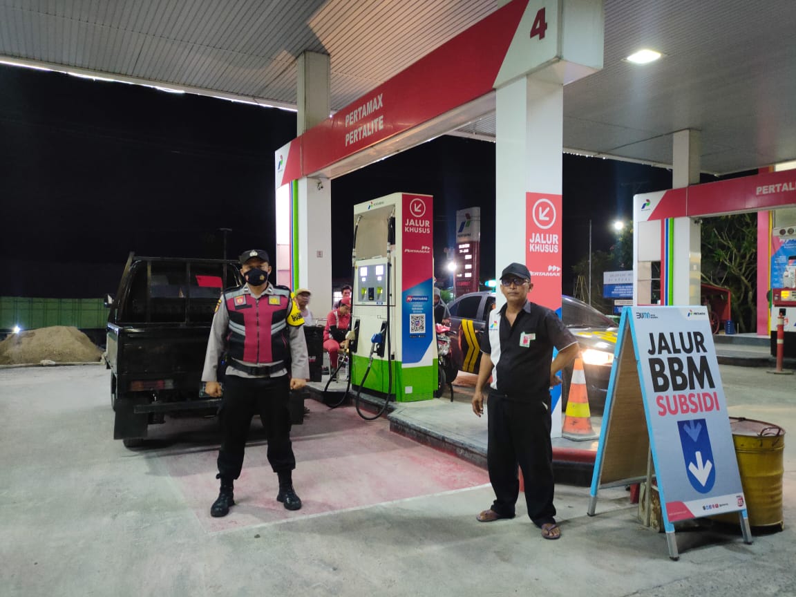 Polres Lampung Selatan Terjunkan 82 Personilnya Dalam Pengamanan 30 Depot SPBU