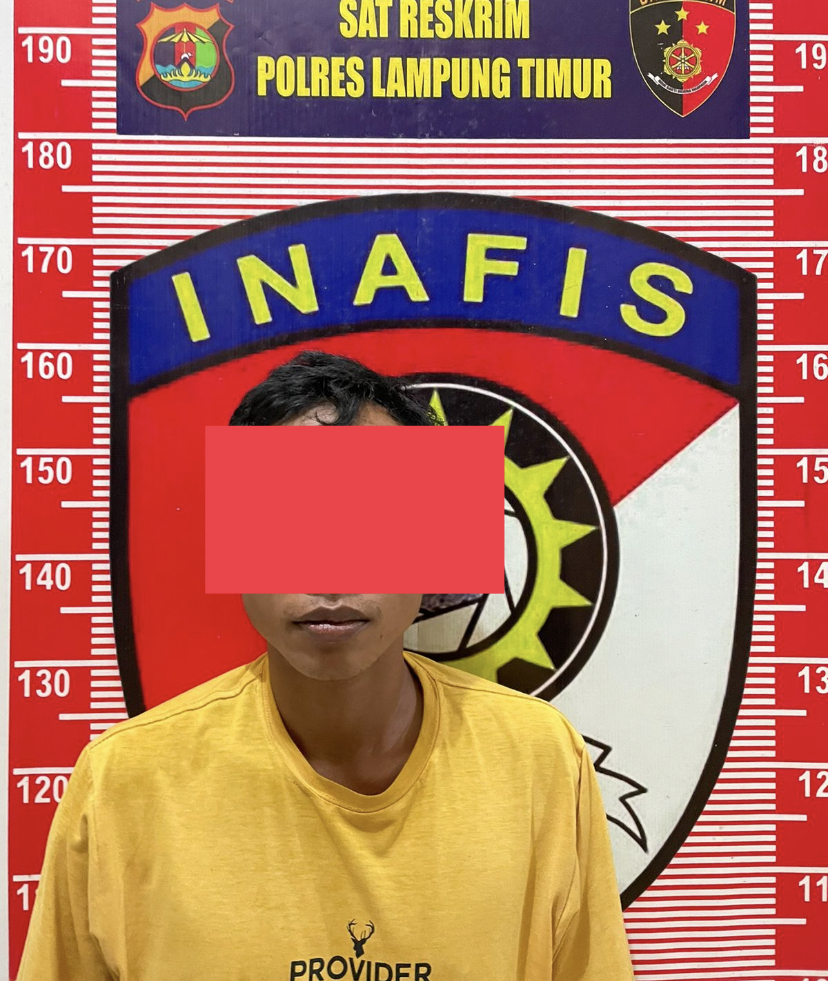 Dongkel Jendela dan Ambil Motor, HM Diringkus Polres Lampung Timur