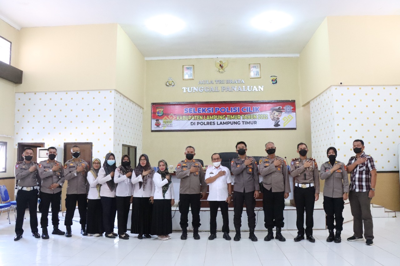 Persiapan Ke Propinsi, Polres Lamtim Seleksi Pocil