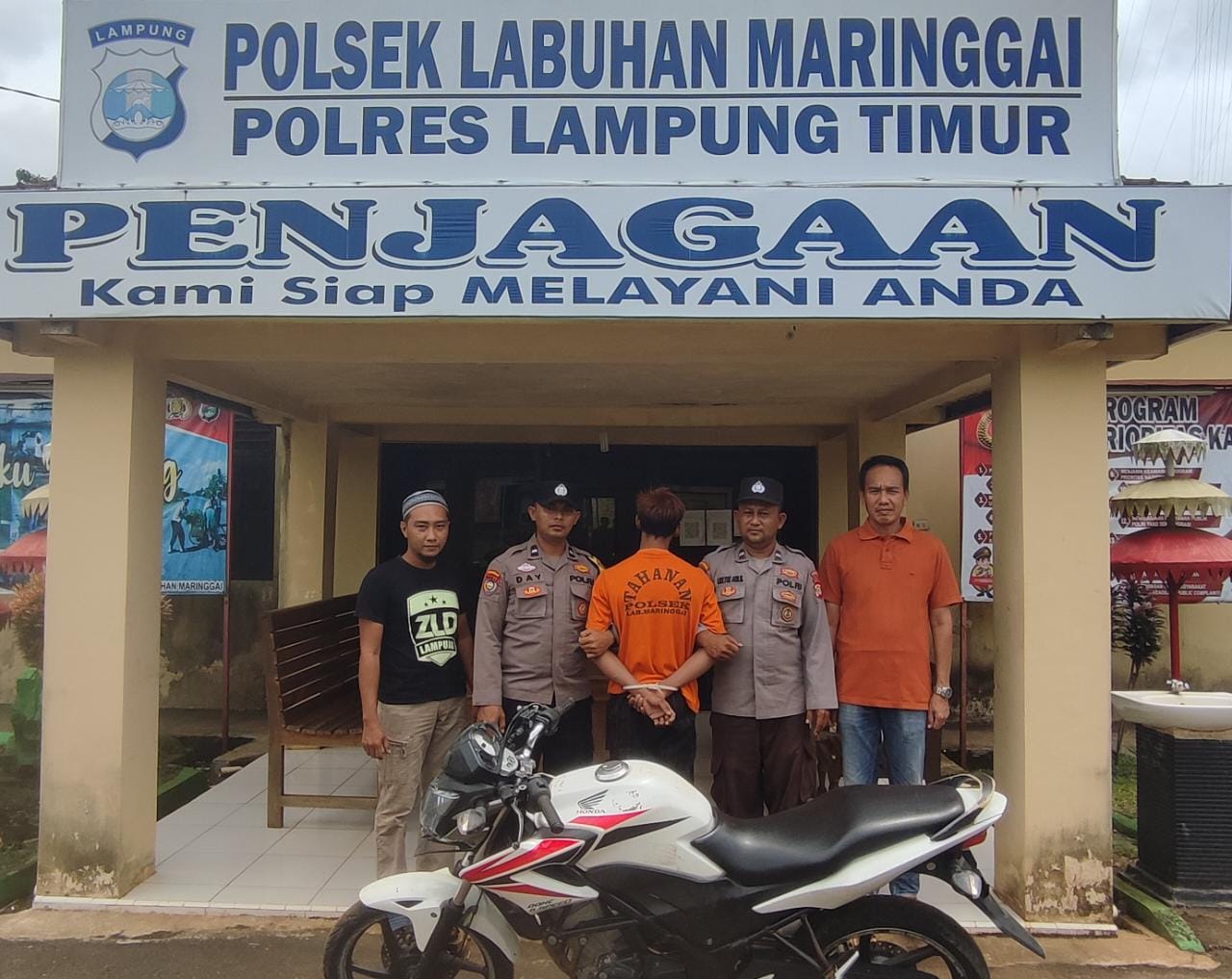 Terlibat Curanmor, Seorang Pemuda Asal Labuhan maringgai Ditangkap Polisi