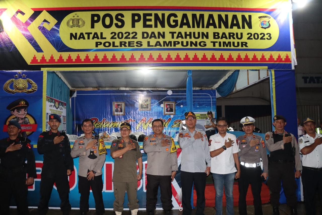 Jaga Situasi Aman Di Lamtim, 87 Personil Gabungan Melaksanakan Patroli Skala Besar