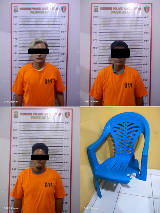 Polres Metro Polda Lampung Ungkap kasus Pengeroyokan