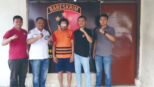Aniaya Pasutri gunakan Rantai motor, Warga Bumisari diangkut Polsek Natar