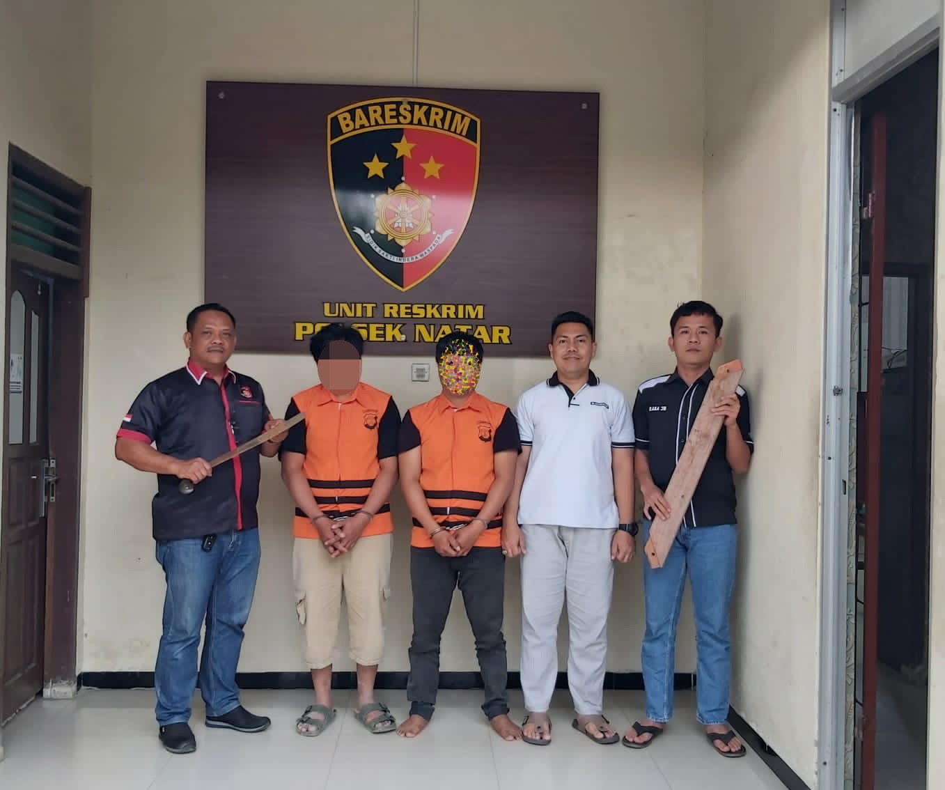Pengeroyok Yang akibatkan Korban Meninggal Dunia berhasil di tangkap Polsek Natar