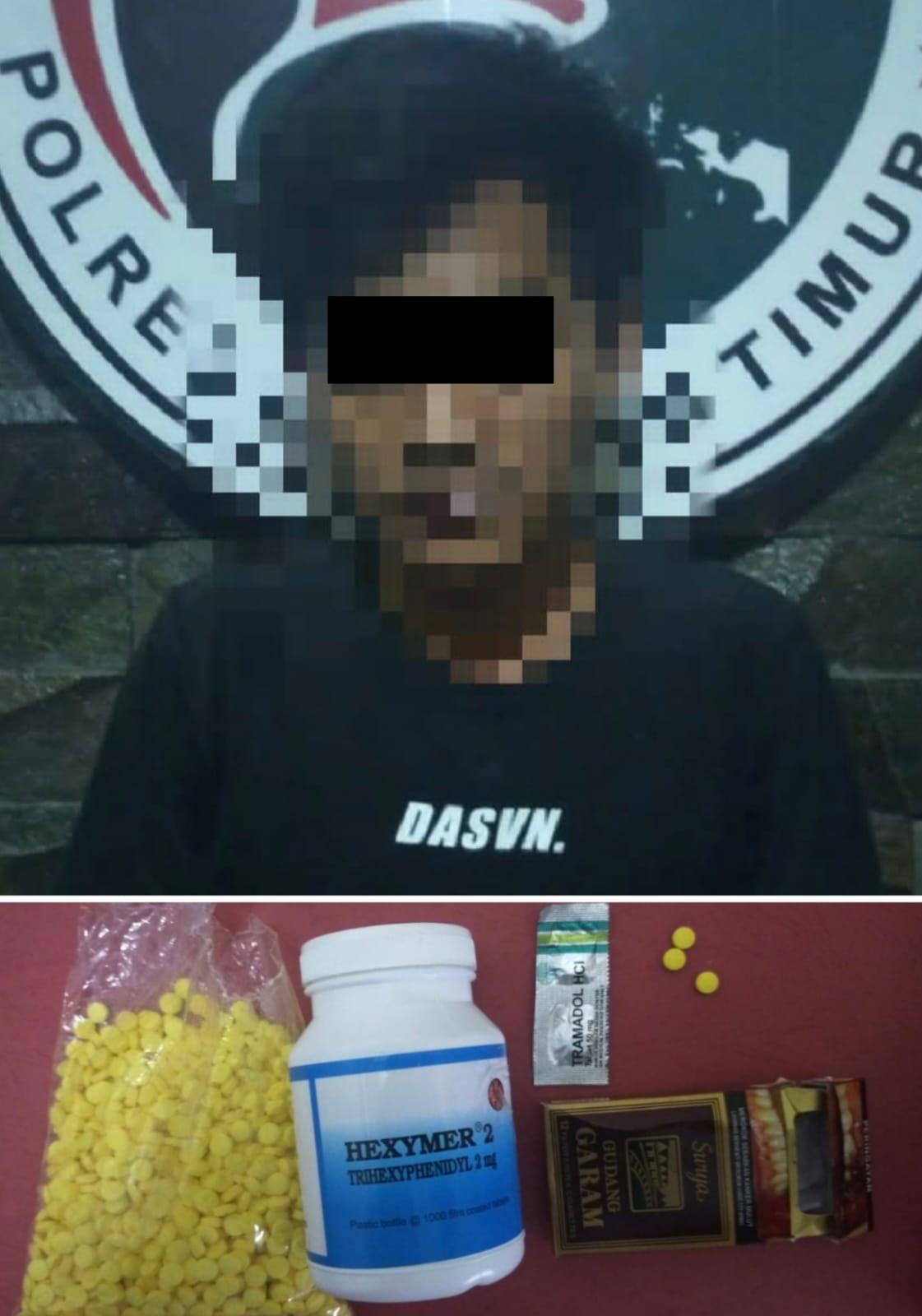 Edarkan Narkoba, Pemuda ini ditangkap Sat Res Narkoba Polres Lampung Timur