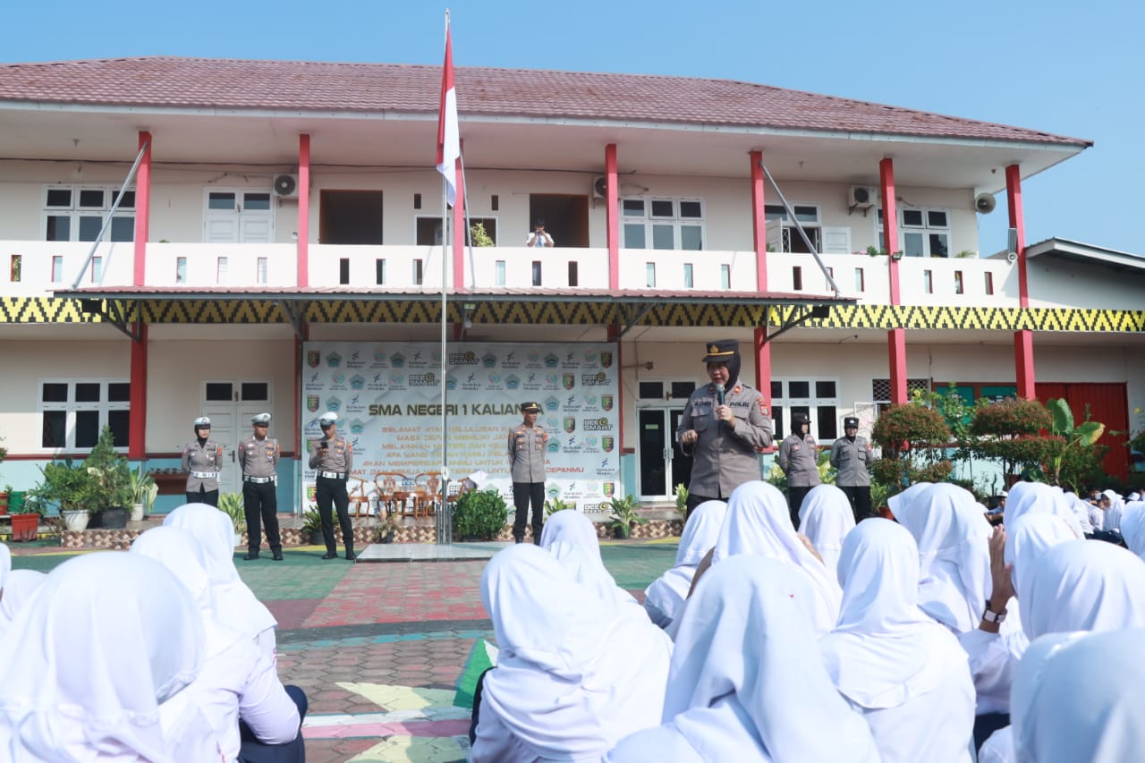 Tahun ajaran baru, Police Go To School Sambangi SMA Negeri 1 Kalianda