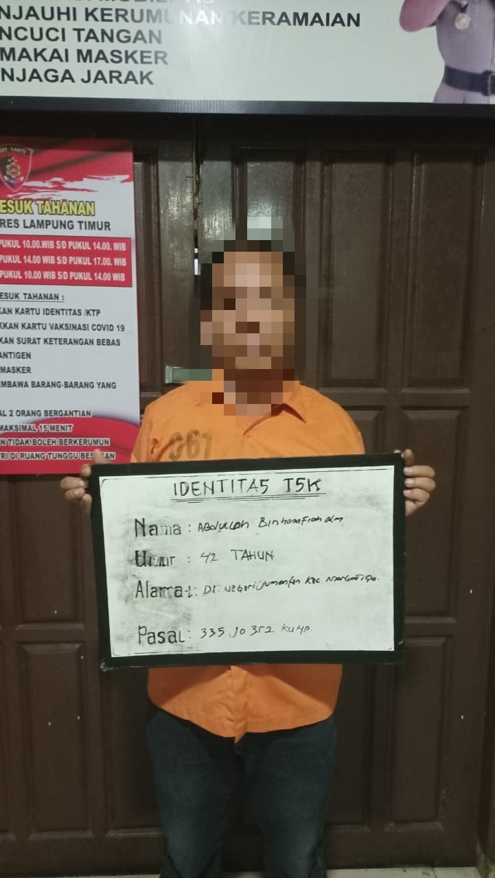 Lakukan Penganiayaan, Seorang Pria Ditangkap Polsek Marga Tiga