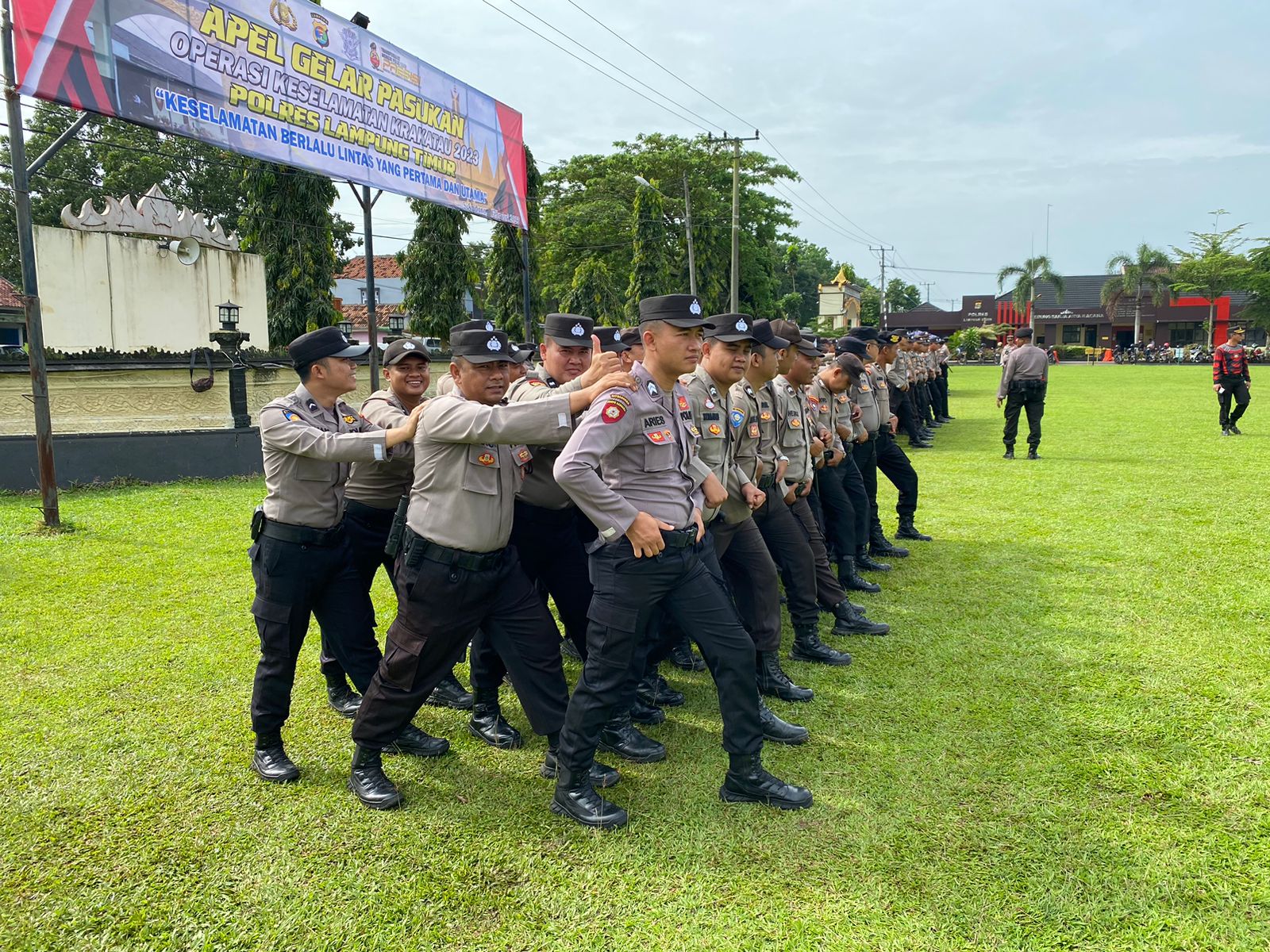 Jelang Pemilu, Polres Lamtim Kembali Latihkan Tim Dalmas