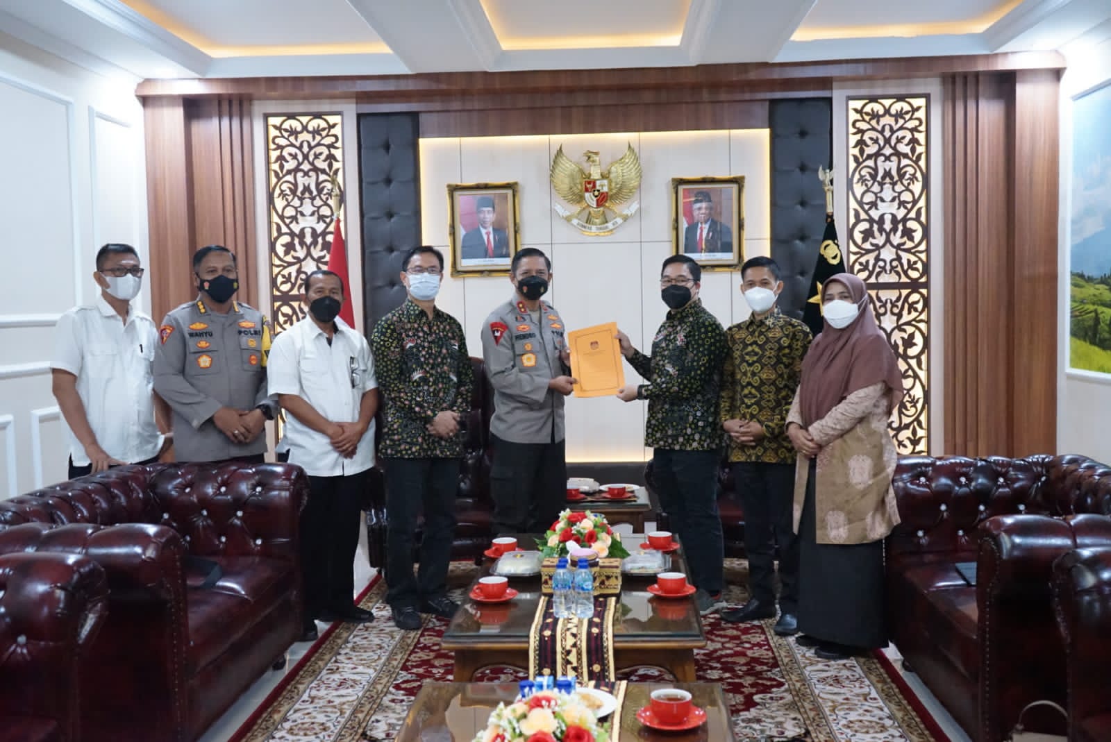 Polda Lampung dan KPU Bersinergi Sukseskan Pemilu 2024