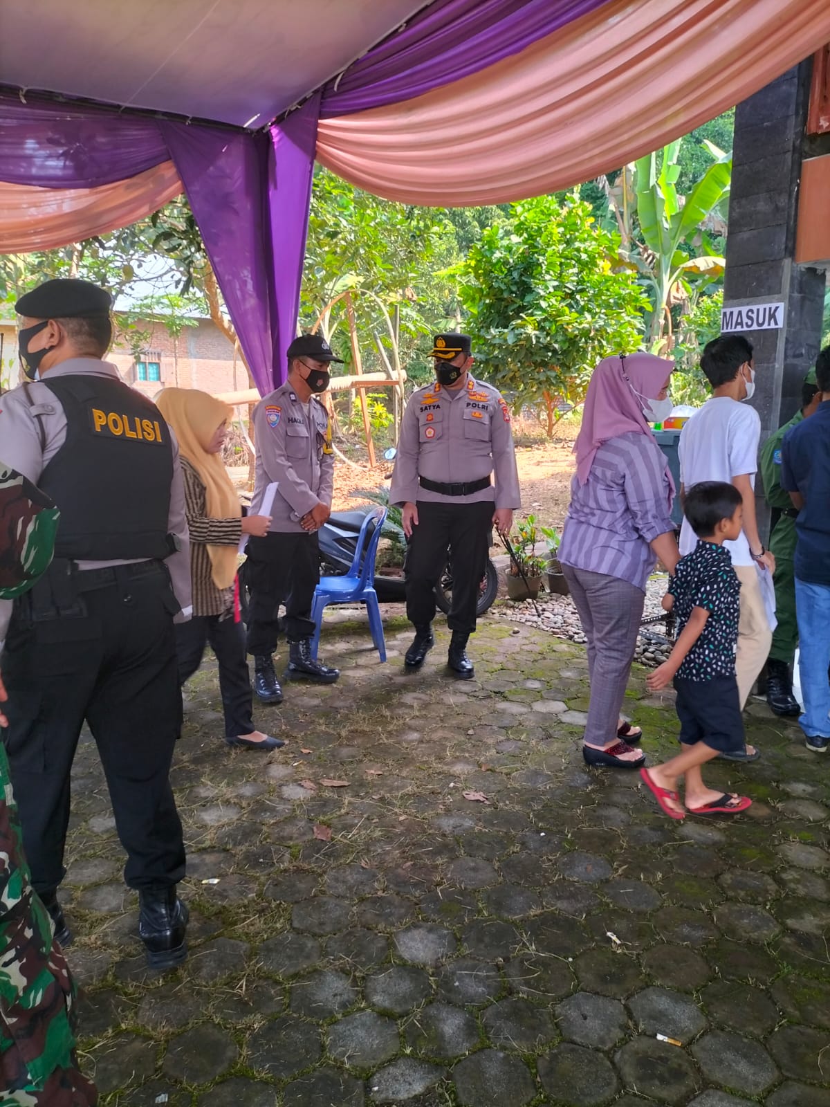Kapolres tanggamus Tinjau Pelaksanaan Pilkakon 2022