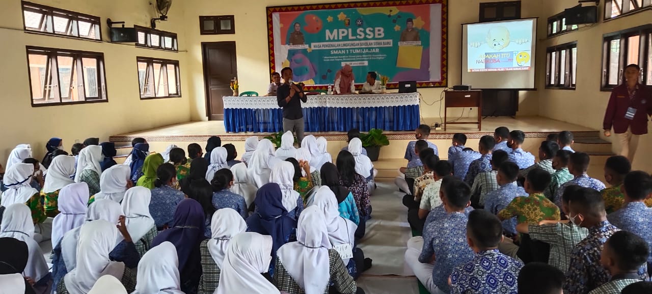 MPLS, Sat Narkoba Polres Tubaba Sosialisasi Bahaya Narkoba di Sekolah.