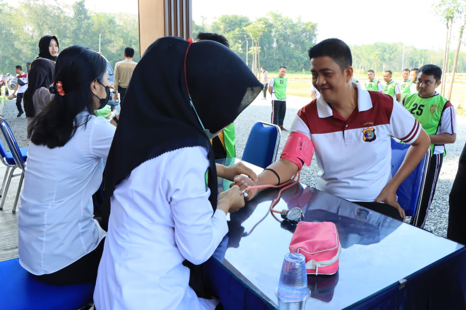Polres Tubaba Laksanakan Tes Kesamaptaan Jasmani Berkala Semester II