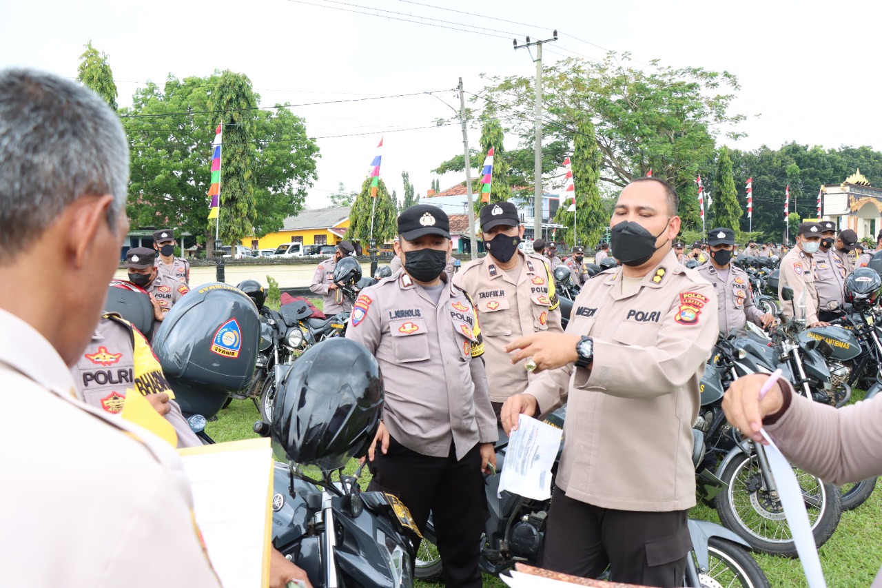 Biro Logistik Polda Lampung Lakukan Supervisi, Cek Kesiapan Sarpras Polres Lamtim