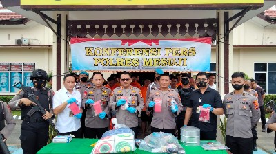 Polres Mesuji Beberkan Hasil Ungkap Kasus Selama Bulan Agustus
