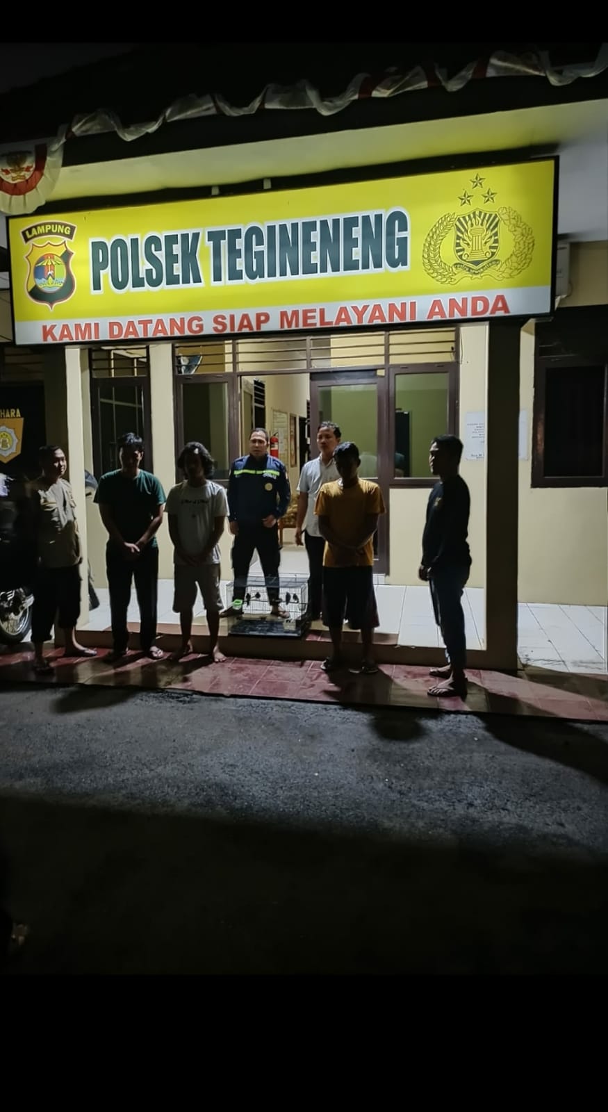 Polsek Tegineneng Berhasil Tangkap 2 Pelaku Curat Burung Murai
