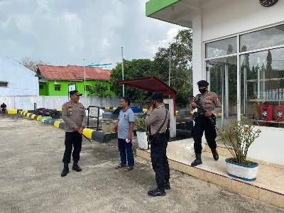 Kapolres Mesuji Lakukan Pengecekan SPBU