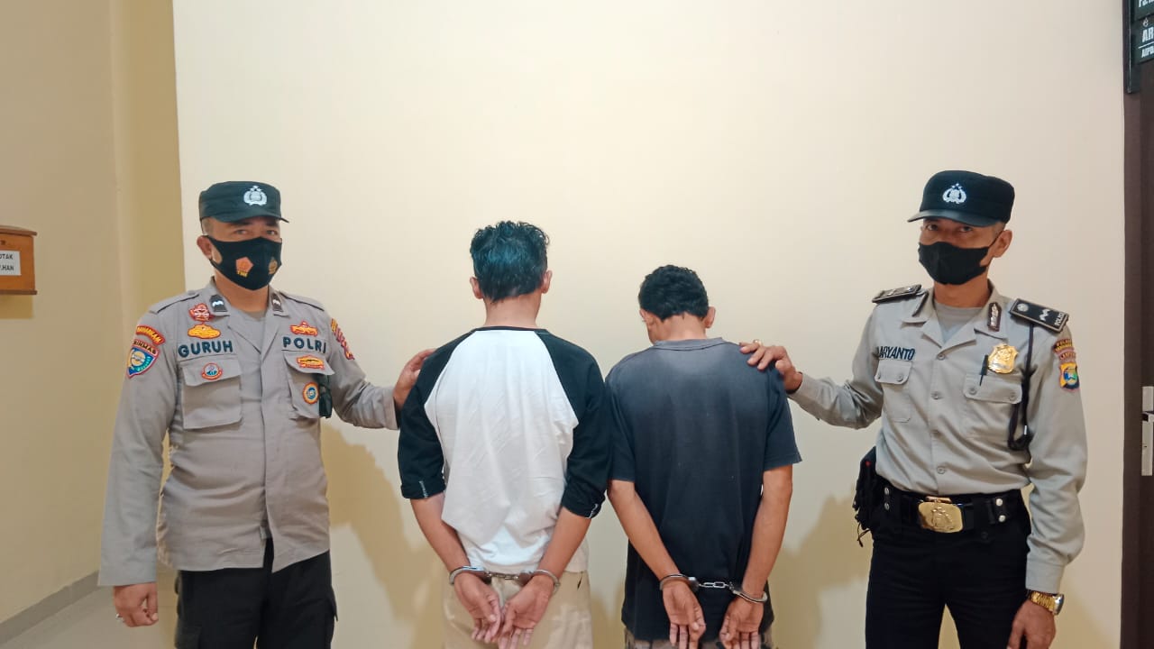Polsek Talang Padang Tangkap Dua Tersangka Dugaan Perjudian Togel Online