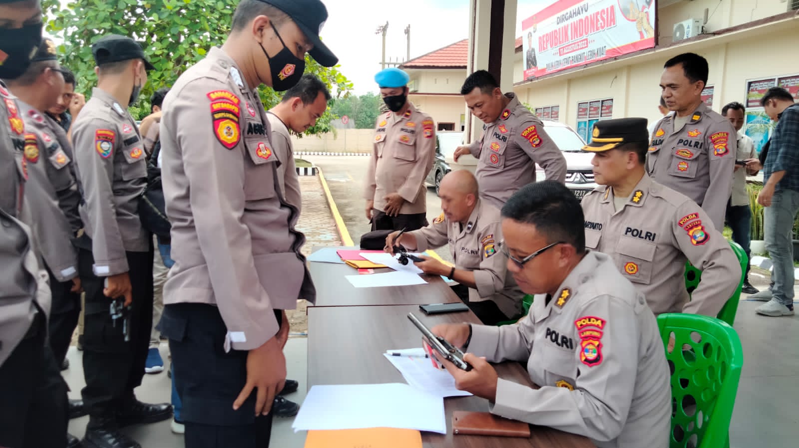 Tim Supervisi Biro Logistik Polda Lampung mengunjungi Polres Mesuji