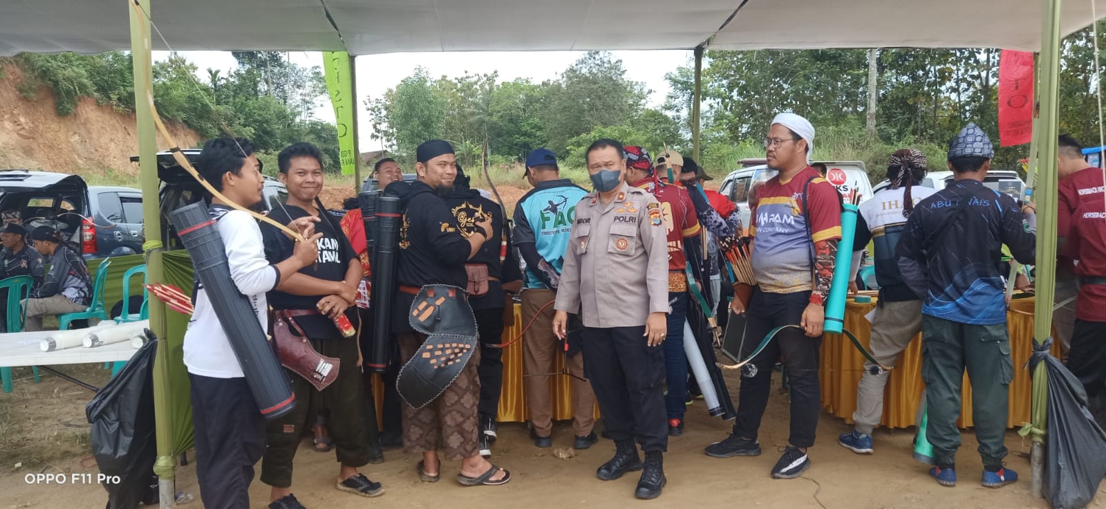 Ratusan Aparat Gabungan Amankan Kejuaraan Drag Rice, Drag Bike dan Lomba Panahan Di Pringsewu