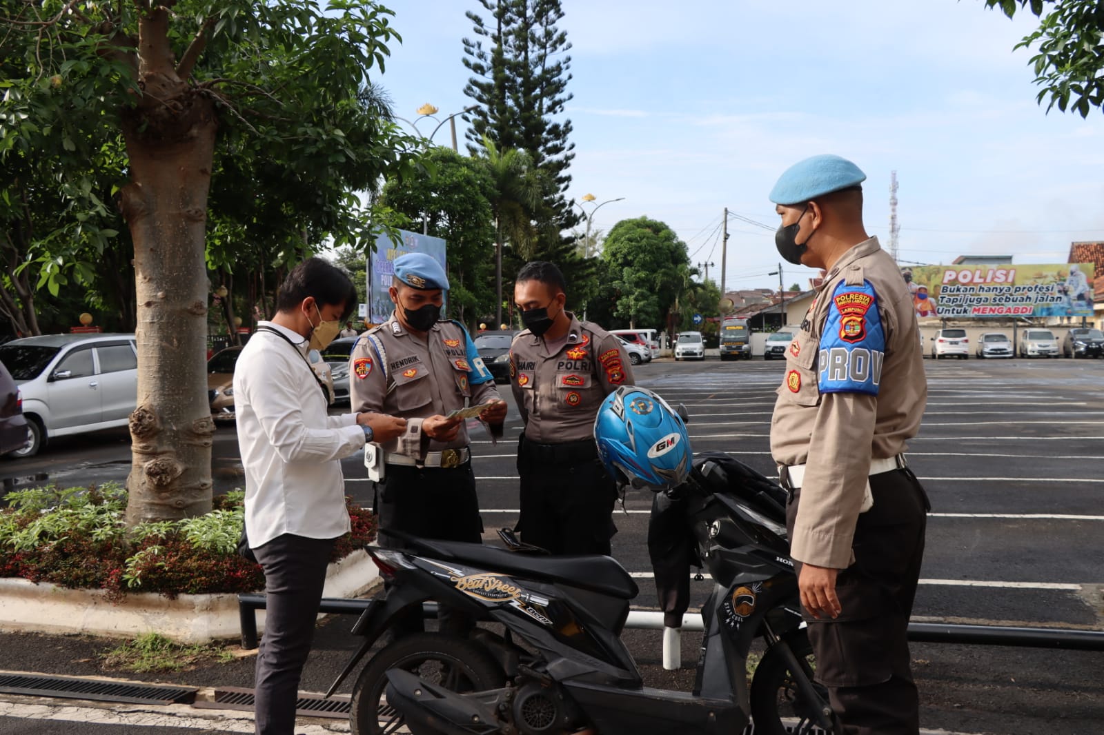 Operasi Zebra Krakatau 2022 Dimulai, Si Propam Polresta Laksanakan Razia Kendaraan Personil