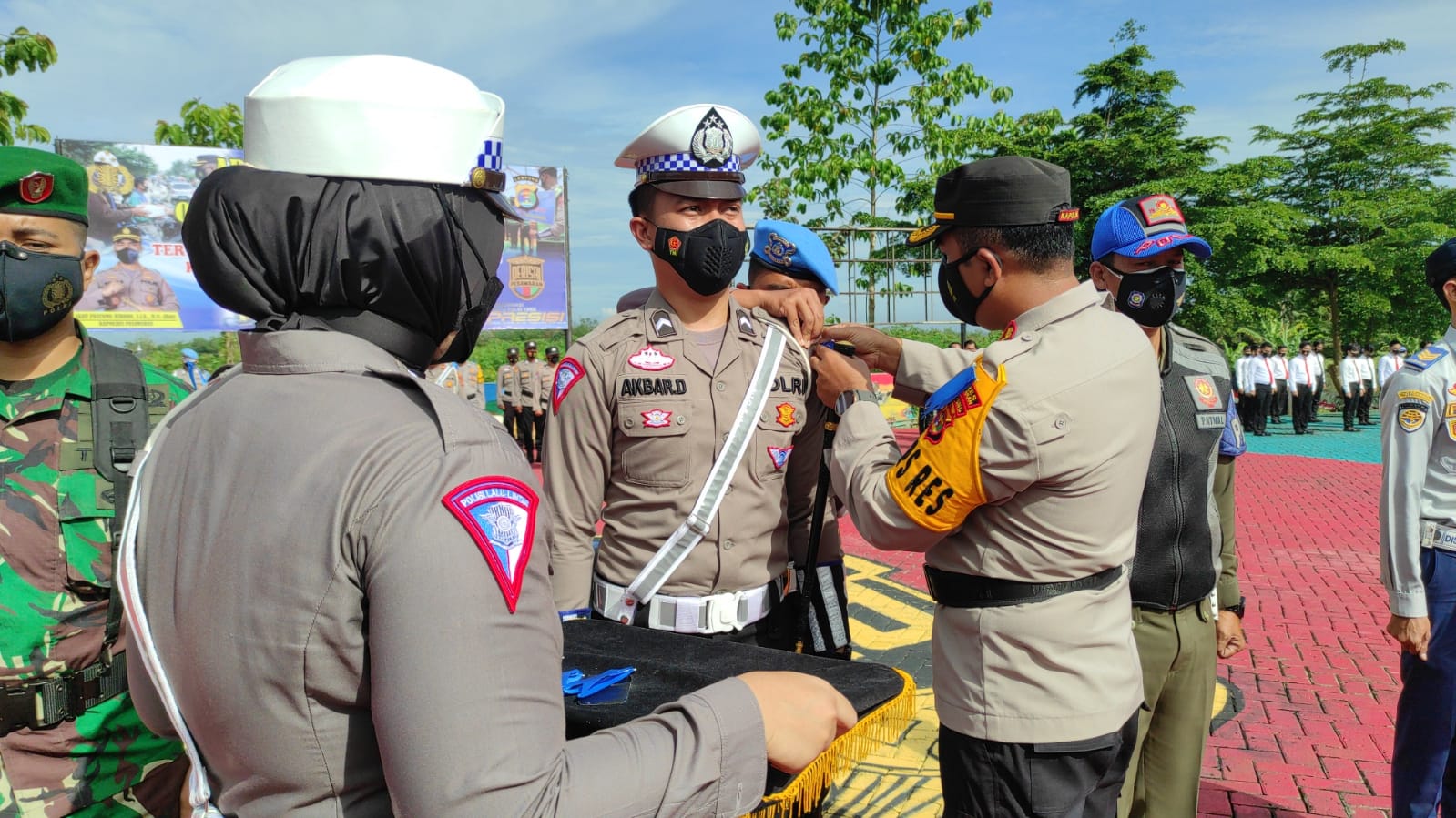 Polres Pesawaran Gelar Operasi Zebra Krakatau 2022