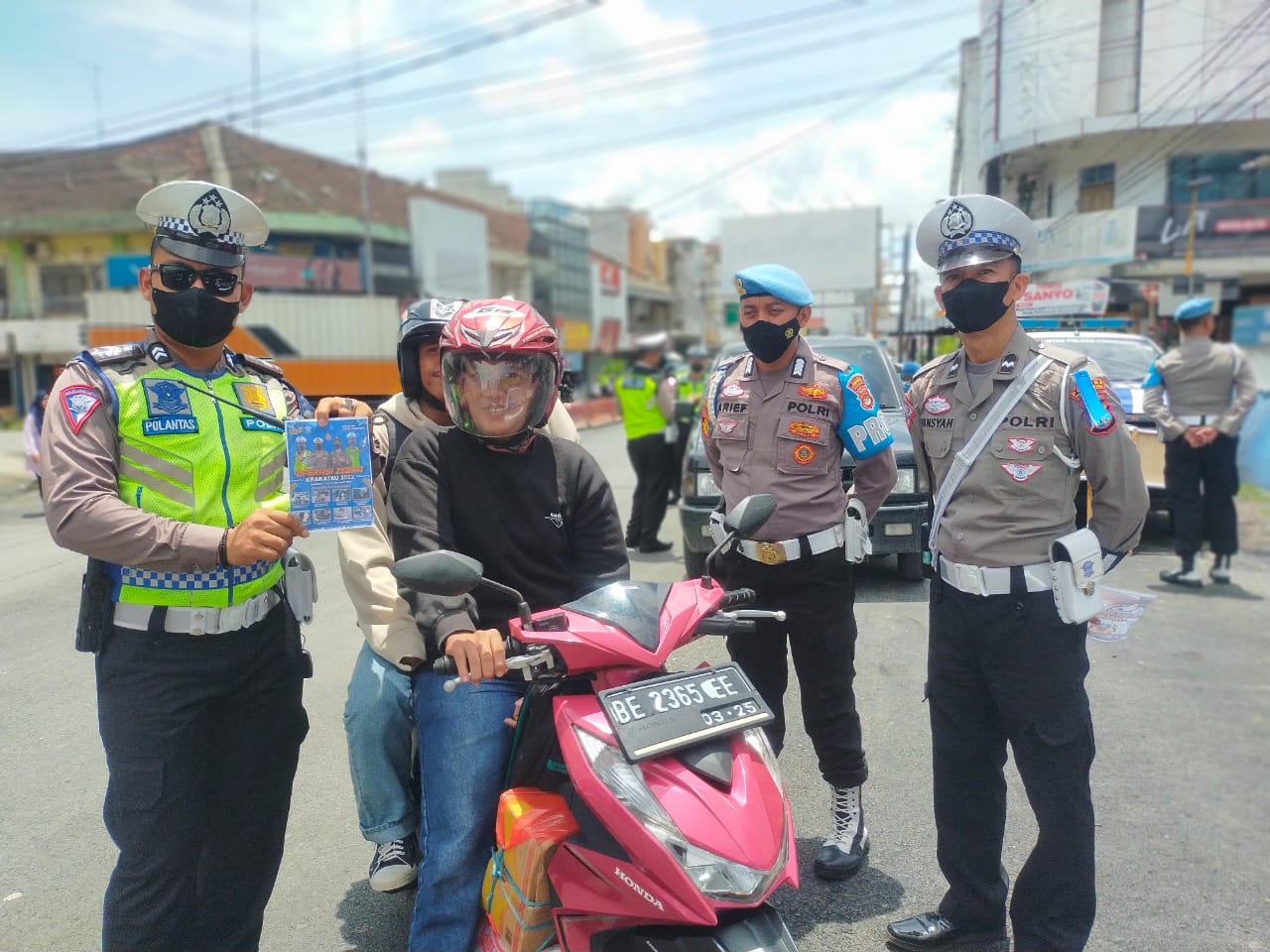 5 Satgas Terlibat Operasi Zebra Krakatau 2022 Polres Pringsewu