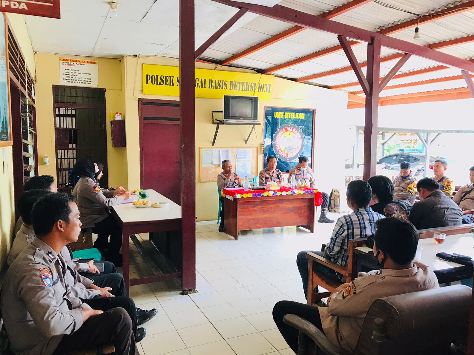 Bag Sumda (SDM) Polres Pesawaran supervisi ke polsek Jajaran