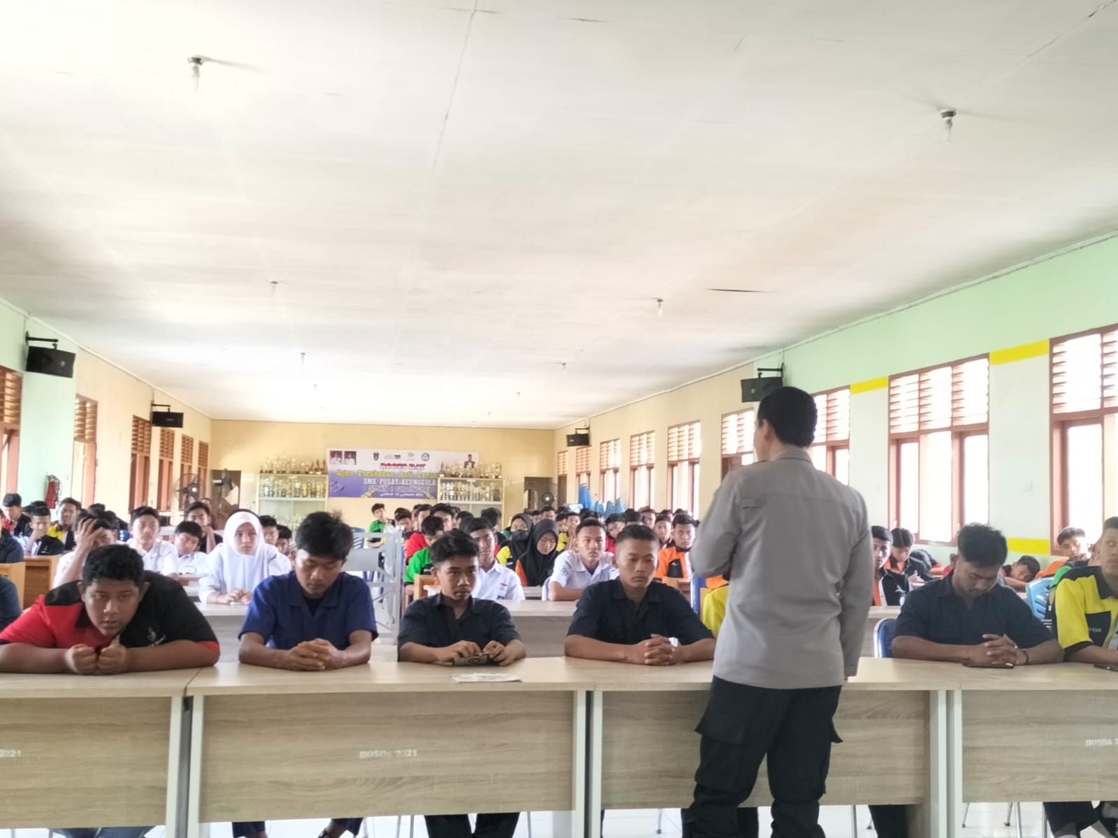 Polsek Gadingrejo Cegah Bentrok Antar Pelajar, Buntut Ribut Tanding Futsal