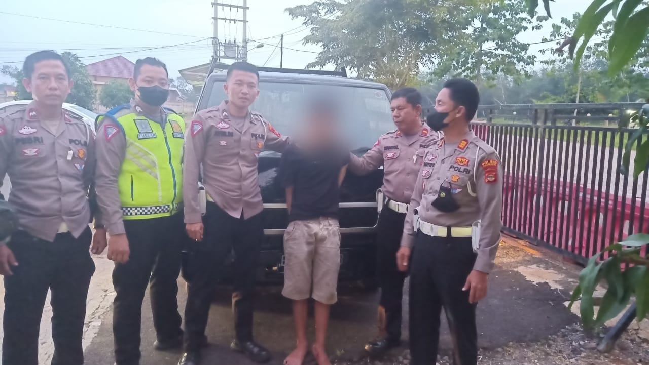 Satlantas Polres Pesawaran Berhasil Mengamankan Pelaku Tindak Pidana Pencurian