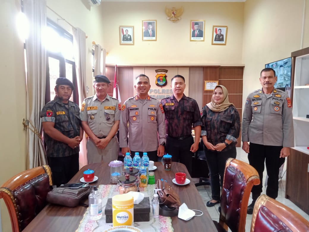 KBPP POLRI Resor Pesawaran Gagas Kegiatan Silahturahmi Besama Kapolres Pesawaran Polda Lampung
