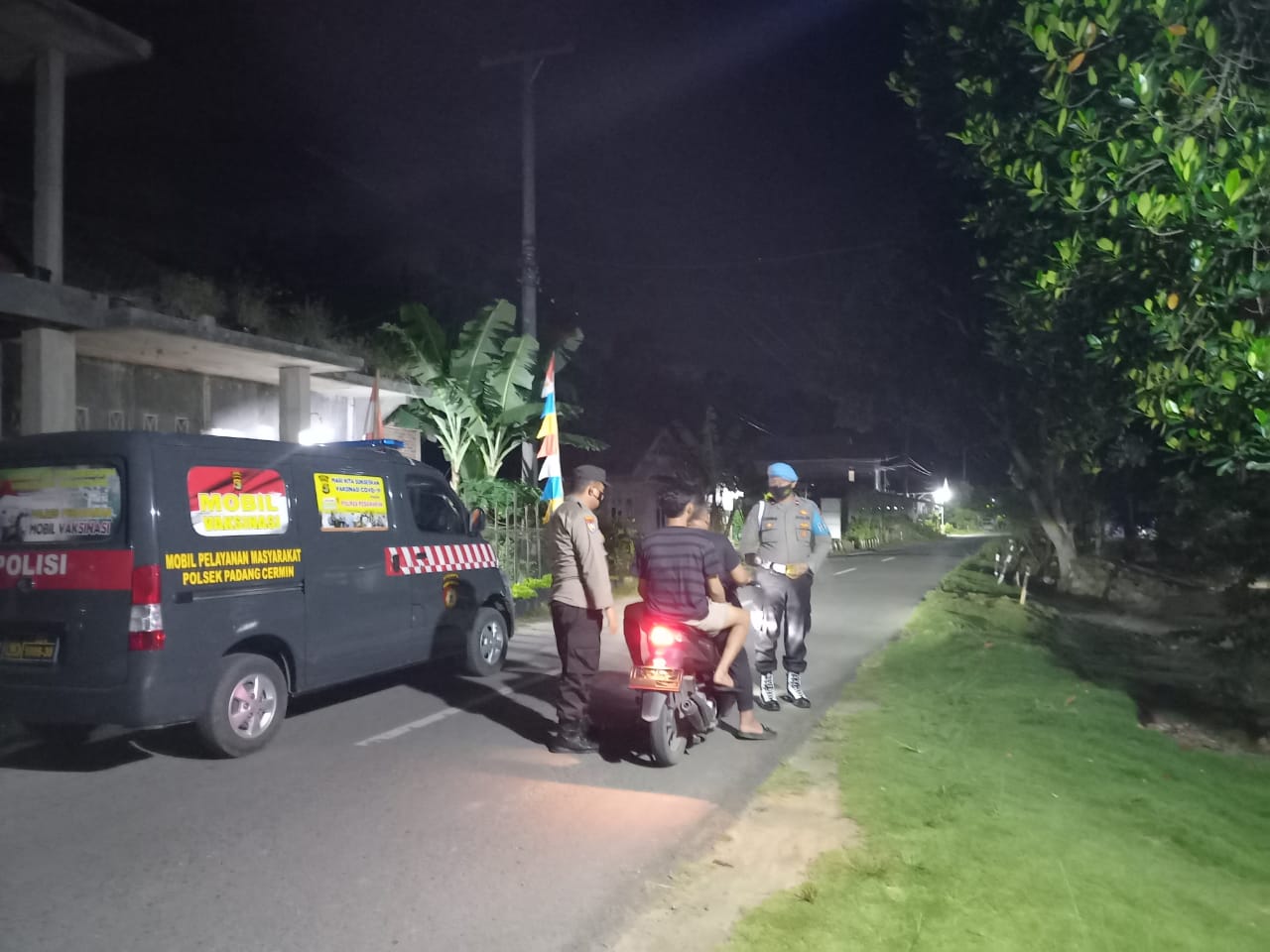 Cegah 3C, Polsek Padang Cermin Polres Pesawaran Polda Lampung Tingkatkan Giat Patroli