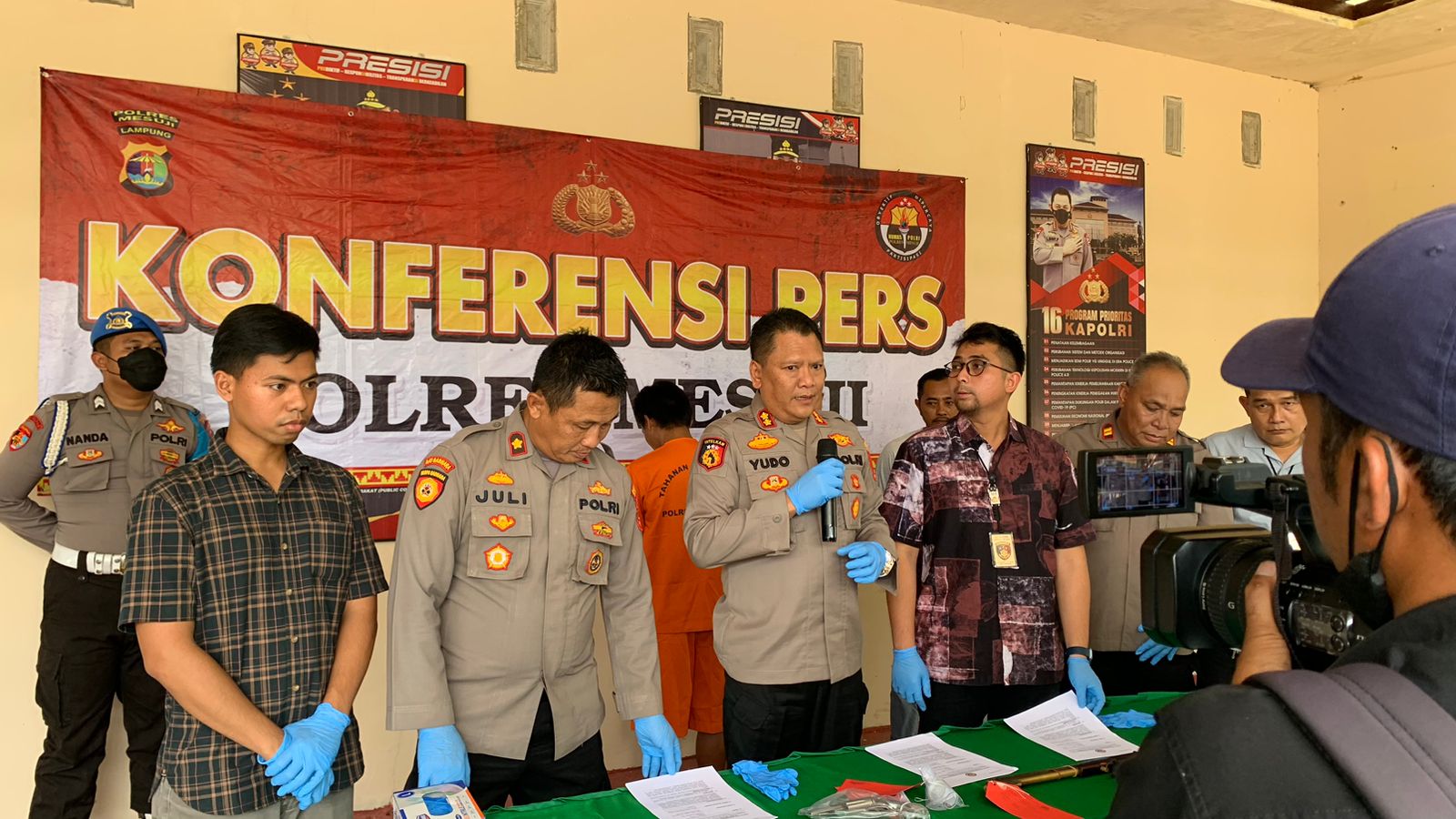Polres Mesuji Berhasil Mengamankan  Pelaku Penembakan di PT. BSMI