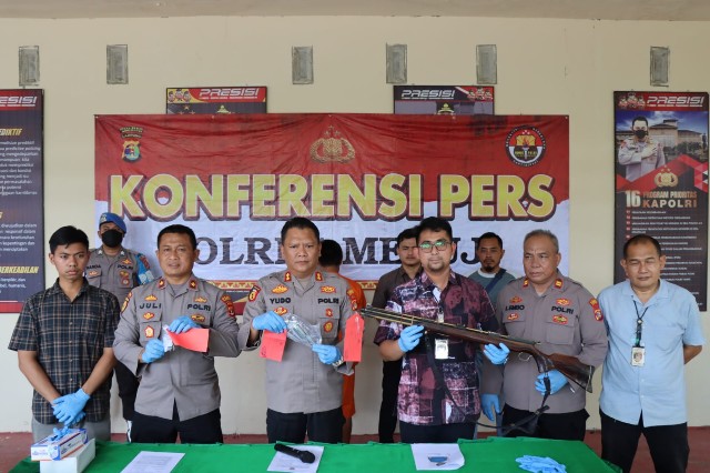 Konferensi Pers Polres Mesuji, Ini Hasilnya!
