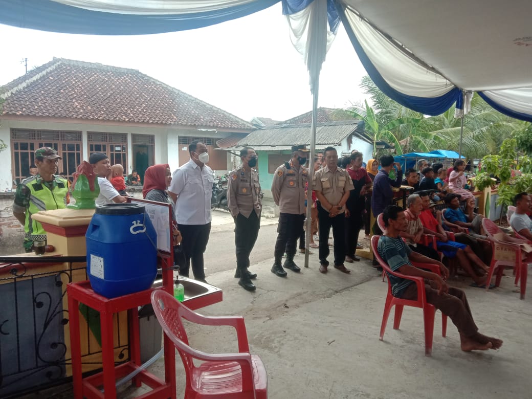 Kapolres Pesawaran Bersama Forkopimda Pantau Langsung Pelaksanaan Pilkades Tahun 2022