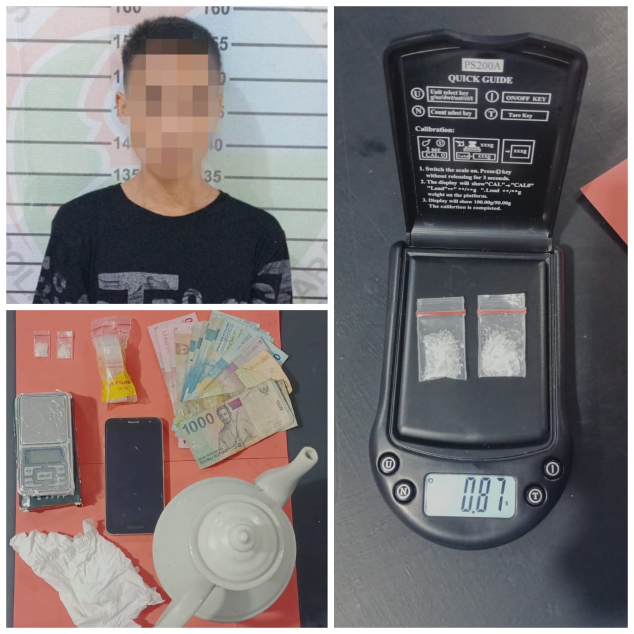 Satres Narkoba Polres Lampung Utara amankan terduga pelaku narkoba