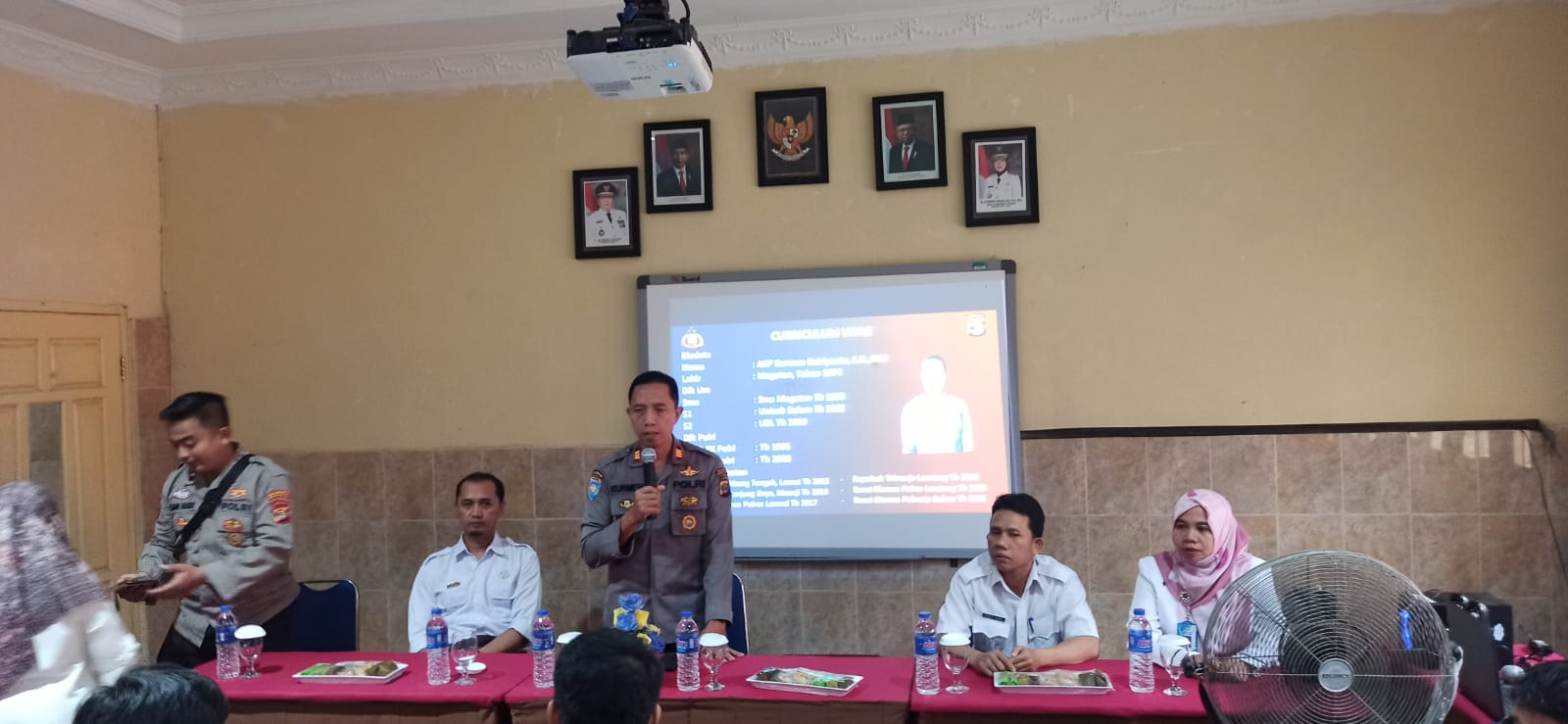 Cegah Kenakalan Remaja, Sat Binmas Polresta Bandar Lampung Berikan Penyuluhan Ke Sekolah