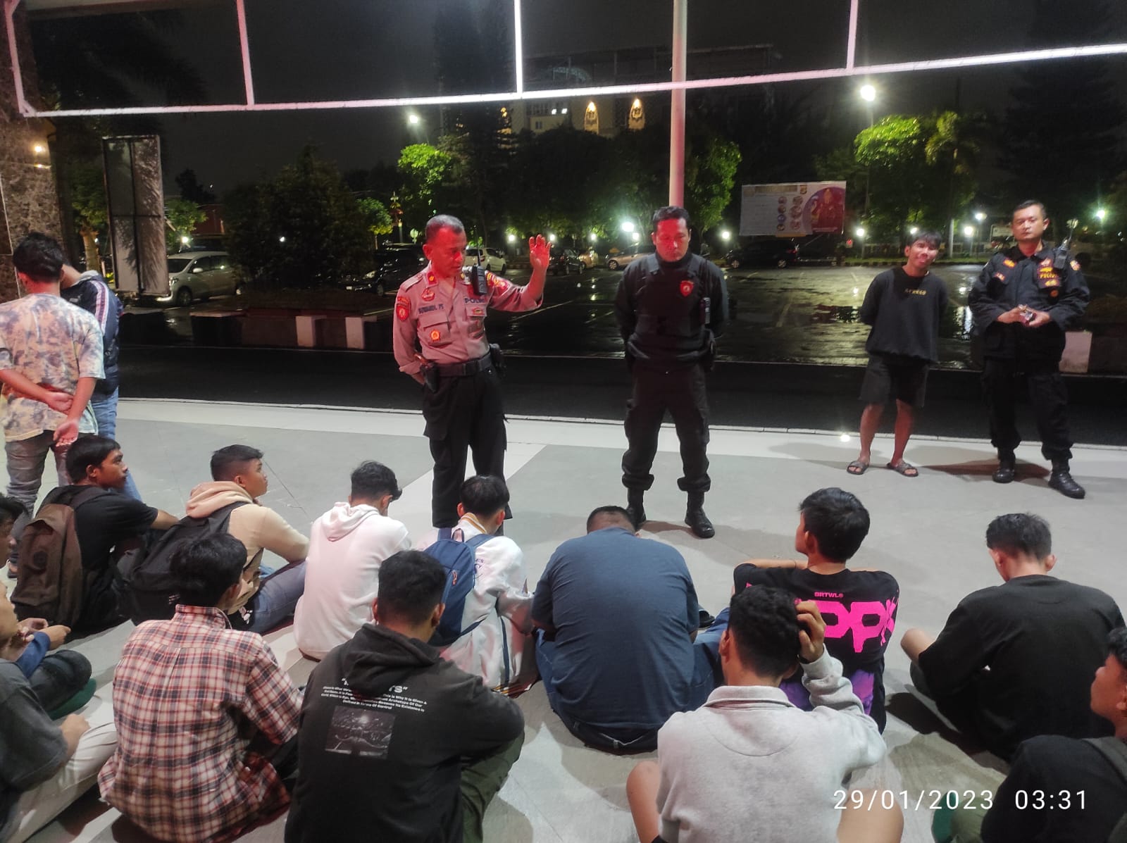 Hendak Lakukan Balap Liar, Polresta Bandar Lampung Amankan Sejumlah Remaja
