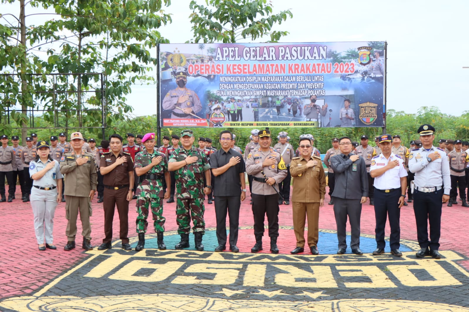 Guna Meningkatkan Tertib Berlalu Lintas Jelang Ramadhan, Polres Pesawaran Gelar Operasi Keselamatan 2023