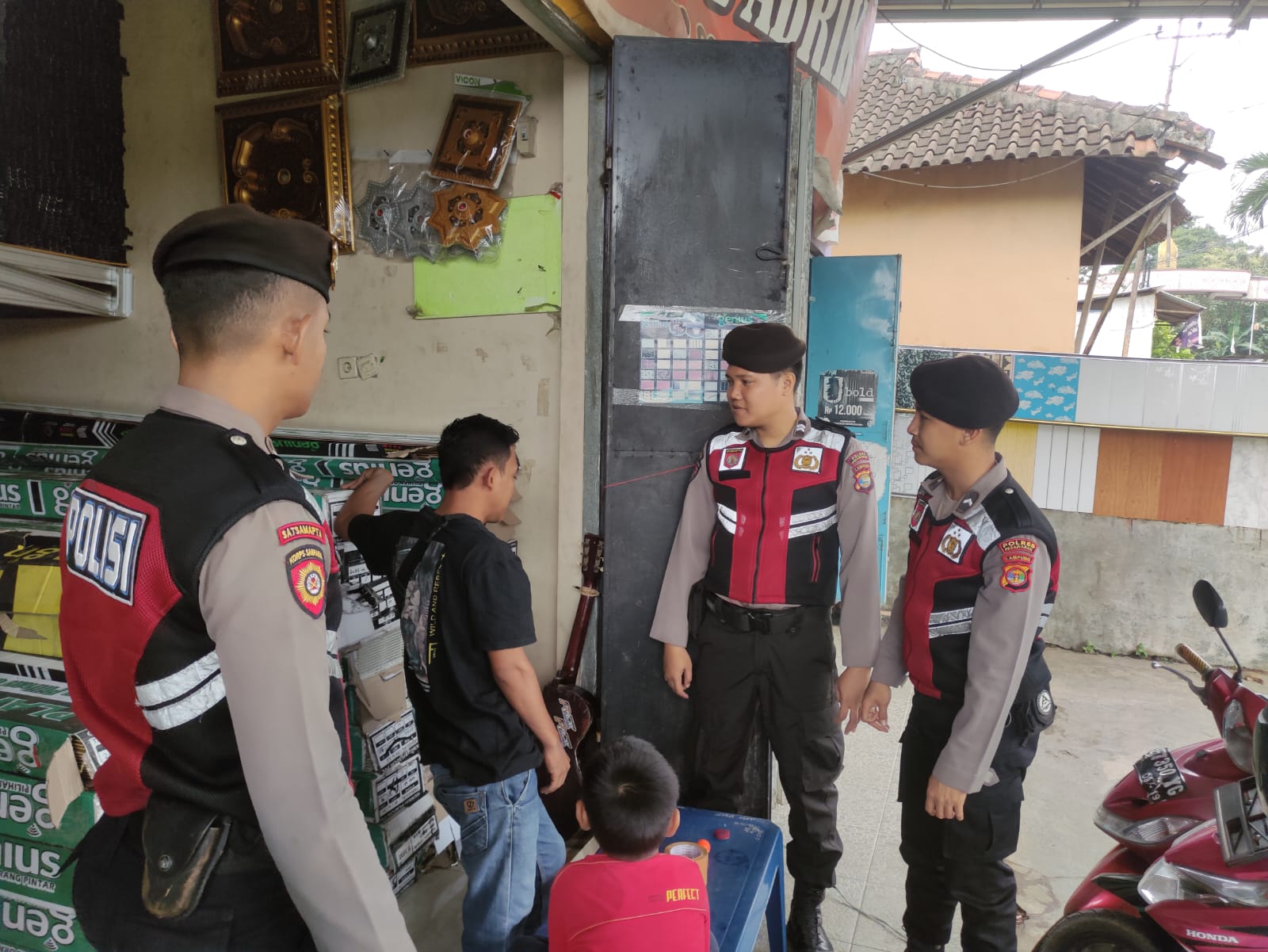 Sat Samapta Polres Pesawaran Rutin Laksanakan Patroli, Kasat Samapta : Wujud Nyata Kehadiran Polri