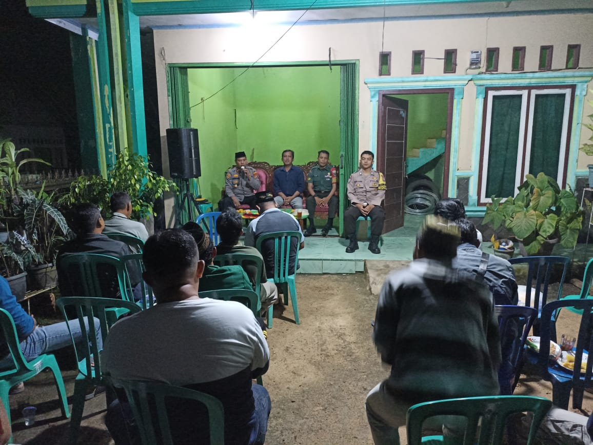 Tingkatkan Keamanan, Polsek Gedong Tataan Wajibkan Siskamling Di Dusun