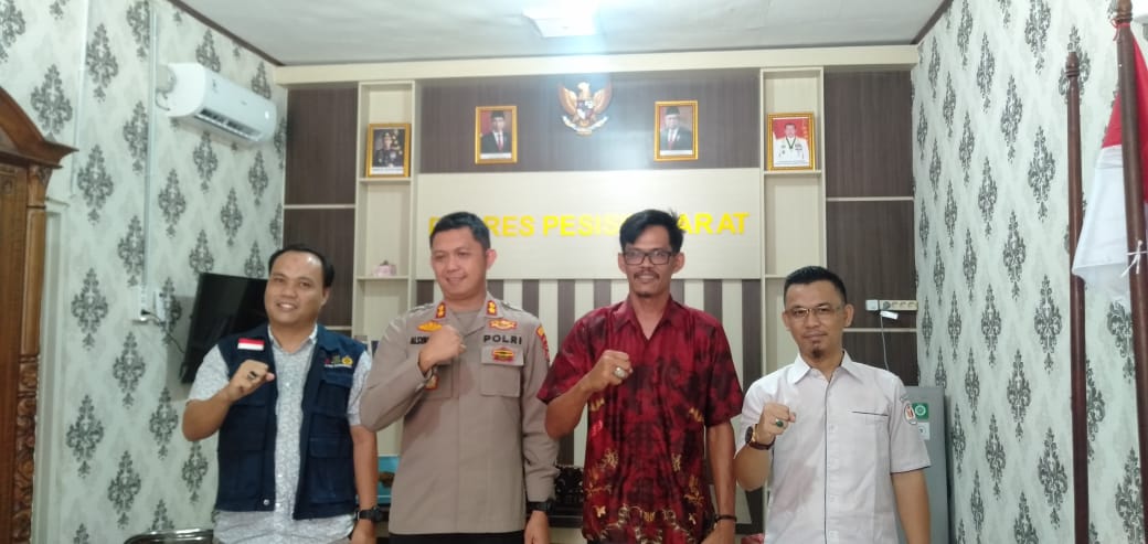 Kapolres Pesisir Barat sambut baik kedatangan Bawaslu Pesisir Barat