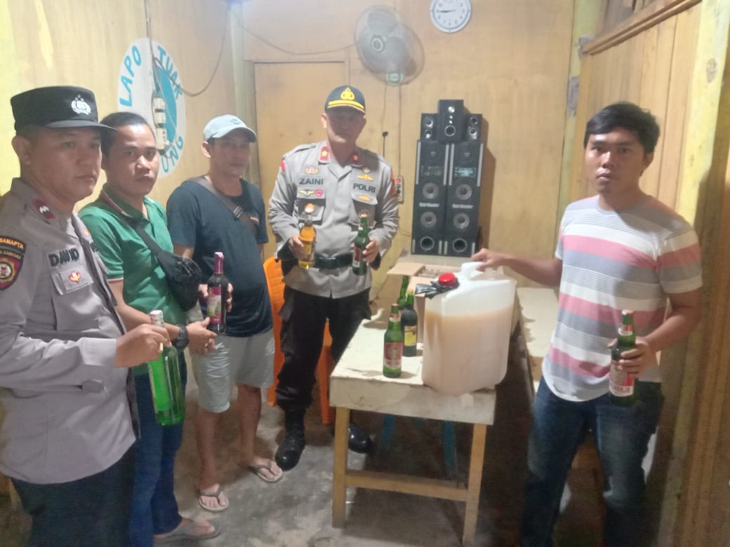 Polsek Pesisir Tengah Polres Pesisir Barat melaksanakan kegiatan Ops cempaka Krakatau 2023