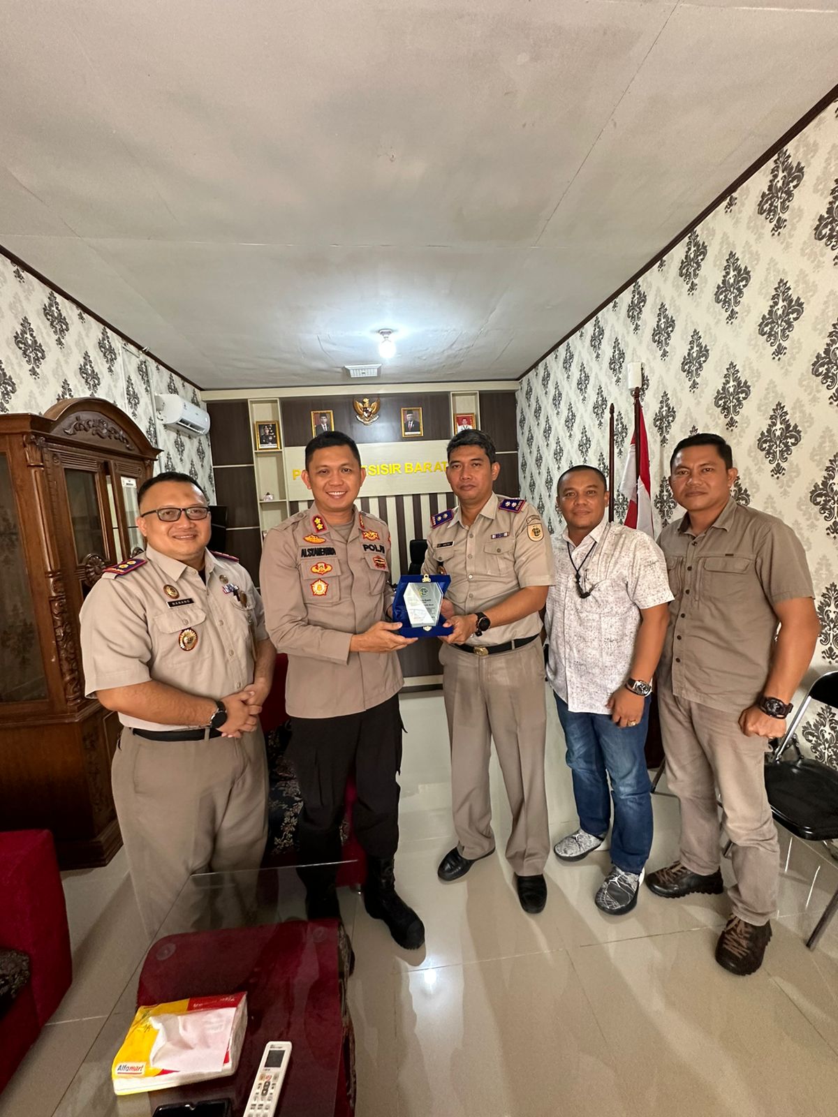 Kapolres Pesisir Barat sambut baik kunjungan silaturahmi kepala BPN Pesisir Barat