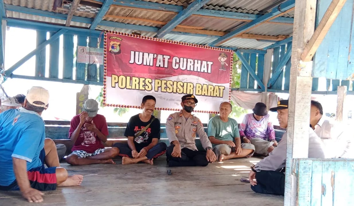 Jumat Curhat Polres Pesisir Barat, Ini Pesan Kasat Binmas