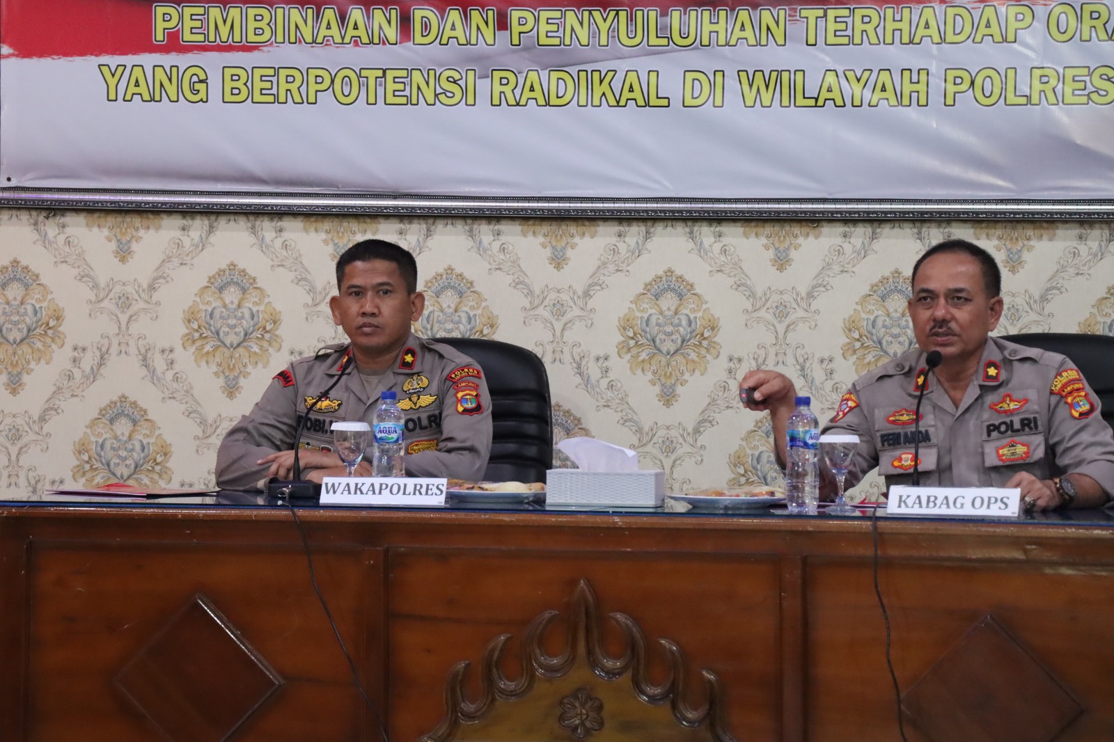 Operasi Bina Waspada Krakatau 2023 dimulai, Polres Lambar laksanakan  Lat Pra Ops